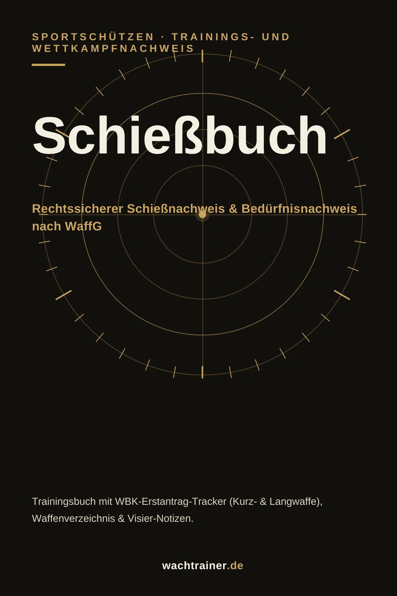 Cover unseres Schießbuchs für Sportschützen
