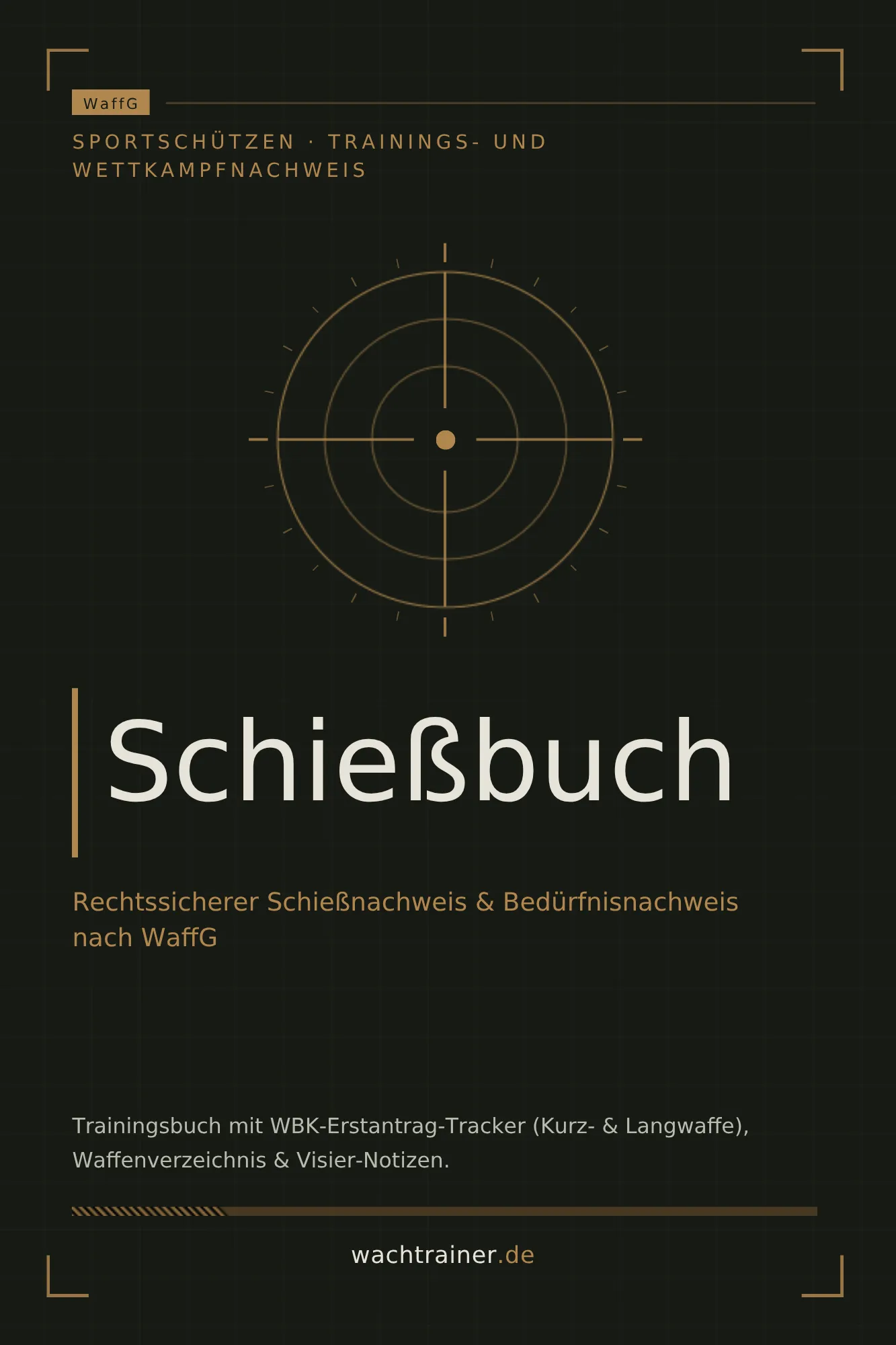 Schießbuch Cover-Design 3