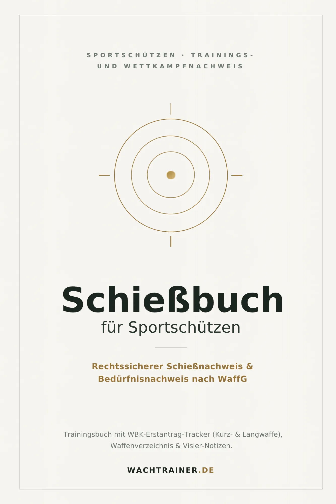 Schießbuch Cover-Design 4